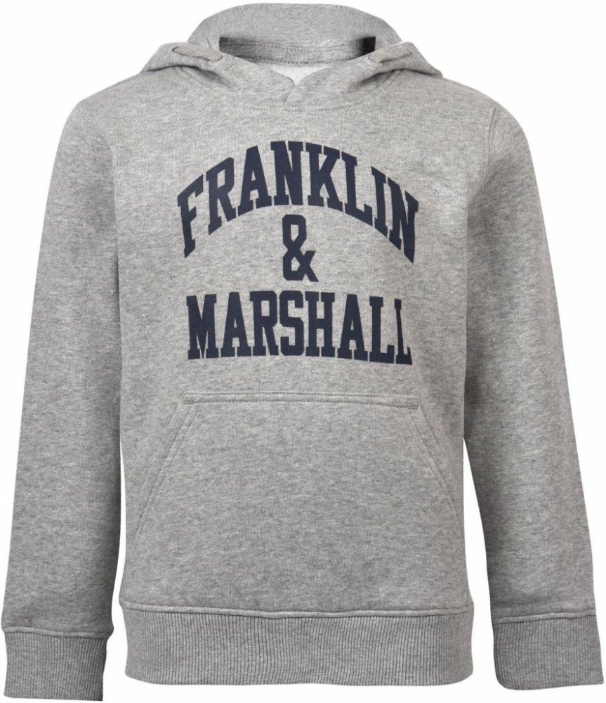 Franklin and Marshall Franklin a Marshall mikina s kapucí Grey |  Srovnanicen.cz