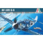Italeri Plastikový model letadla 0063 Messerschmitt BF-109 G-6 1:72 – Zboží Dáma