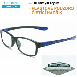 OPTIC+ Excellent dioptrické čtecí brýle modré