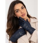 Vínové dámské rukavice s knoflíky černá L Wool Fashion Italia – Hledejceny.cz