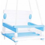Teddies houpačka dřevo modrá 38 x 30 cm – Zboží Dáma