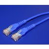 síťový kabel Roline 21.15.0134 FTP patch, kat. 5e, 1m, modrý
