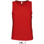 Sol's pánské bavlněné tílko Justin červená – Sleviste.cz