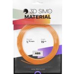 3Dsimo Sada vláken pro 3D tiskárny 3D Simo -ABS-2, ABS plast, 1,75 mm, 120 g, oranžová, černá, bílá – Zboží Živě