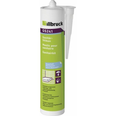 ILLBRUCK GS241 Sanitární silikonový tmel 310ml bílý – Zboží Mobilmania