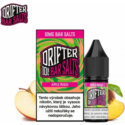 Drifter Bar Salts Apple Peach 10 ml 10 mg – Sleviste.cz
