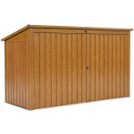 StoreBoss Skladování odpadkových košů 3 x 240 l Hamilton hnědý – Zboží Dáma