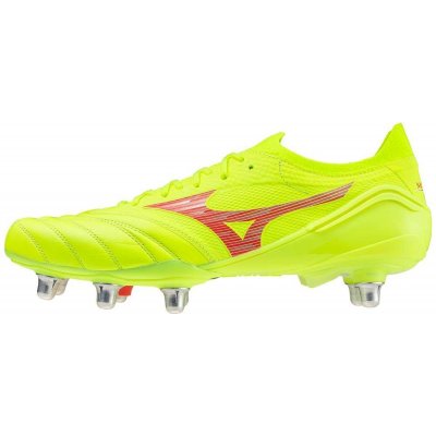 Mizuno MORELIA NEO IV ? ELITE SI Safety Yellow / Fiery Coral 2 / Safety Yellow – Zbozi.Blesk.cz