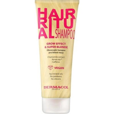 Dermacol Hair Ritual Grow Effect & Super Blonde Shampoo 250 ml – Sleviste.cz