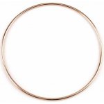 Kovový kruh na lapač snů Ø 13,6 cm růžové zlato – Sleviste.cz
