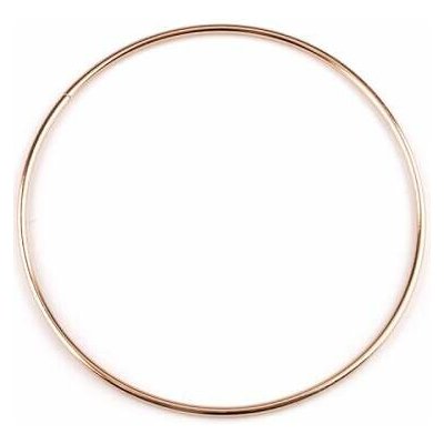 Kovový kruh na lapač snů Ø 13,6 cm růžové zlato – Sleviste.cz