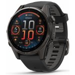 Garmin Fenix 8 AMOLED 43mm Sapphire Carbon Gray Titanium/Black 010-02903-21 – Zboží Živě
