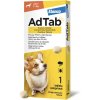 Veterinární přípravek AdTab 225 mg žvýkací tablety pro psy 5,5-11 kg 1 tbl