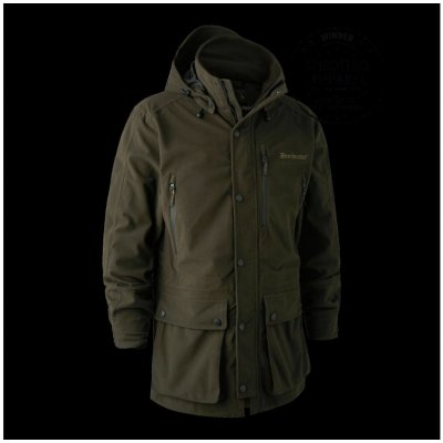 Bunda Deerhunter PRO Gamekeeper Lovecká podzimní dlouhá peat – Zboží Dáma