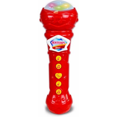 Bontempi Dětský karaoke mikrofon světelné efekty 25 melodií