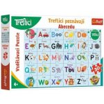 Teddies Treflíci poznávají Abecedu 60x40cm v krabici 33x23x6cm 30 dílků – Zboží Mobilmania