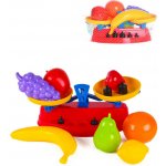 Teddies Ovoce 7ks s váhou kuchyňskou plast v síťce 26x15x15cm – Zboží Dáma