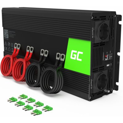 Green Cell INV11 12V/230V 2000W/4000W Čistá sinusovka