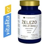Pharma Activ Železo chelát 60 tobolek + železo FER test 1 ks – Hledejceny.cz