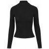 Dámská Trička Ladies Cut-Out Turtleneck Longsleeve black