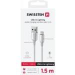 Swissten 71523310 USB / Lightning, 1,5m, bílý – Zboží Živě