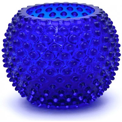 Váza 18cm - Hobnail - Ananas - tmavě modrá – Hledejceny.cz