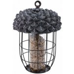 Esschert Design XL Krmítko pro ptáčky Acorn "Best for Birds" žalud 20 x 20 x 29 cm černá patina – Hledejceny.cz