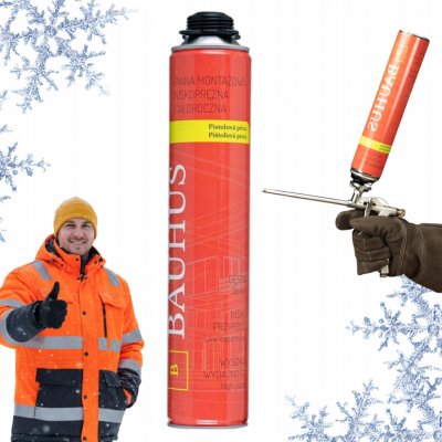 Bauhus Celoroční montážní pěna 750 ml – HobbyKompas.cz