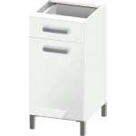 Black&White Style Spodní skříňka Nikki D40 lesklá bílá, 81,5 x 40 x 45,6 cm – Zboží Dáma