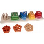 Kruzzel 22492 vkládačka pro děti 16 dílů – Sleviste.cz