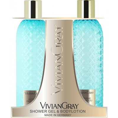 Vivian Gray Jasmine Patchouli jemný sprchový gel 300 ml + pečující tělový krém 300 ml dárková sada – Zboží Dáma
