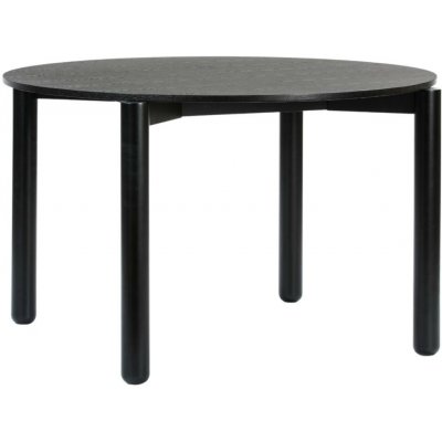 Teulat Černý jasanový jídelní stůl Atlas 120 cm – Sleviste.cz