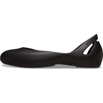 Crocs Kadee Flat dámské baleríny černá – Zboží Dáma