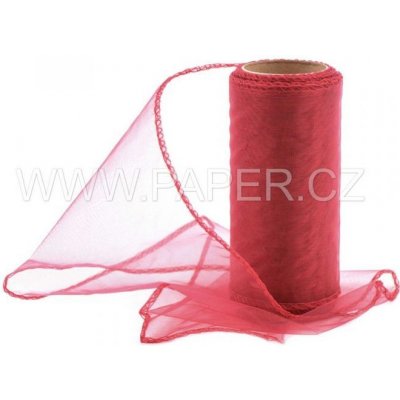 Organza 12cm/10y červená 065 – Hledejceny.cz