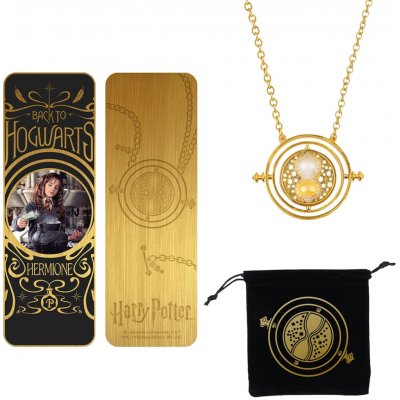 Harry Potter Set (Náhrdelník Obraceč času a záložka) – Hledejceny.cz
