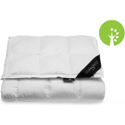 DaunenStep Luxusní letní prachová přikrývka Atelier ECCEL/La Batista 100% husí prachové peří 250x200 – Sleviste.cz