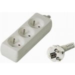 PremiumCord prodlužovacíkabel pp3-07 7m 3 zásuvky – Zboží Živě