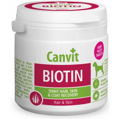 Canvit Biotin pro psy 100 tbl 100 g – Zbozi.Blesk.cz