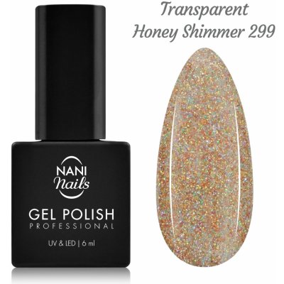 NANI gel lak Transparent Honey Shimmer 6 ml – Zboží Dáma