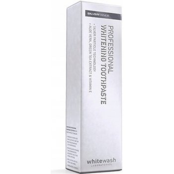 Whitewash Professional bělicí zubní pasta s částečkami stříbra (Aloe Vera, Green Tea Extract & Vitamin E) 125 ml