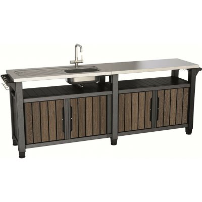 Keter UNITY Chef 415 l Walnut 263920 – Zboží Mobilmania