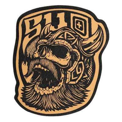 Kožený Morale Patch Viking, 5.11, Brown Leather – Zboží Mobilmania
