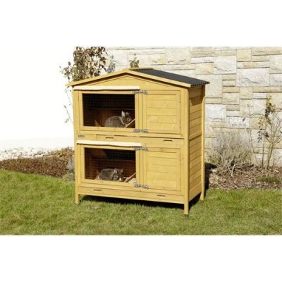 Appartement Dřevěná patrová králíkárna Pro 118 x 61 x 130 cm – Zboží Dáma