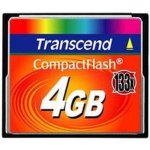 Transcend CompactFlash 4GB TS4GCF133 – Zbozi.Blesk.cz
