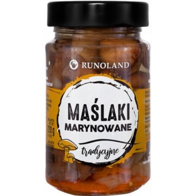 Runoland Hřiby máslové nakládané 220 g – Zboží Dáma