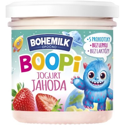 Bohemilk BOOPi Jogurt jahoda 150 g – Zboží Dáma
