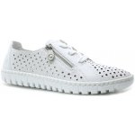 Rieker dámské kožené polobotky M2300-80 bílé weiss – Zboží Dáma
