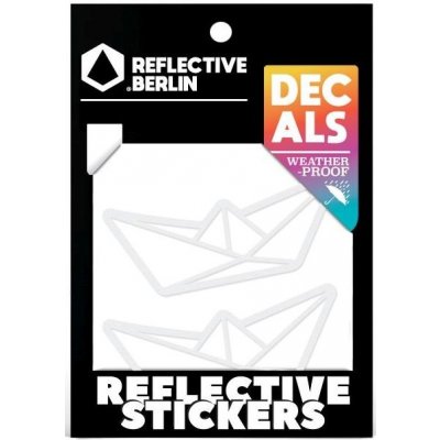Reflective Berlin Reflexní nálepky Decals Paper Fold-white – Zboží Mobilmania