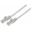 síťový kabel Intellinet 733281 patch, Cat6, S/FTP, LSOH, 10m, šedý