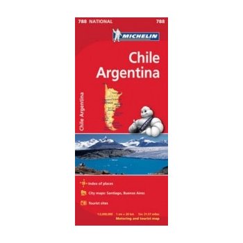 Chile Argentina National Map